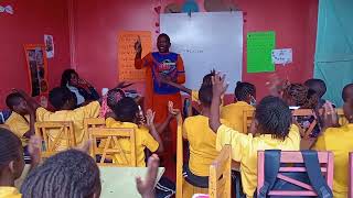 Super kids Africa mission to children  scripture man demonstrate action bible at Nairobi Academy m [upl. by Vivie]