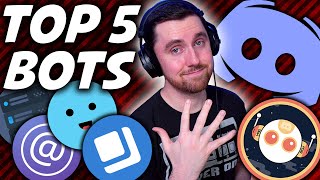 Top 5 DISCORD BOTS You NEED In Your Discord Server [upl. by Aicenat]