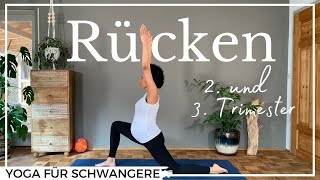 Yoga in der Schwangerschaft  2 und 3 Trimester  35 min  unterer Rücken  Fortgeschrittene [upl. by Jaddo940]