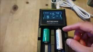 Nitecore Digicharger D2  Technical information and Demonstration [upl. by O'Connor]