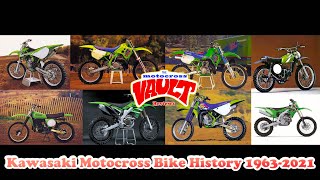 Kawasaki Motocross Bike History 19632021 [upl. by Lipman]