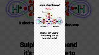 Lewis structure of sulfurous acid ll Lewis structure of h2so3 [upl. by Ornstead936]