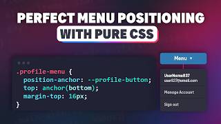 CSS Popover  Anchor Positioning is Magical [upl. by Tnahs]