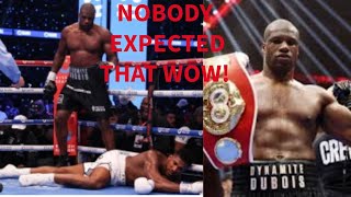 AJ V DUBOIS REVIEW 👊 WERE YOU NOT ENTERTAINED wow oh wow what a fight while it lasted boxing [upl. by Nedearb264]