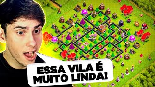 A VILA CV8 ECOLÓGICA MAIS LINDA DO BRASIL CLASH OF CLANS VISITANDO INSCRITOS 245 [upl. by Publius373]