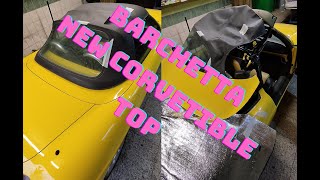 Fiat Barchetta  tutorial how to replace Convertible Top roof  part1 [upl. by Edals698]