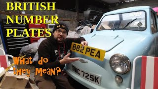 British Number Plates  What do they mean [upl. by Esilehc]