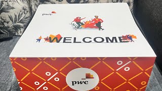 PwC Welcome Kit welcomekit welcomegoodies company companyculture [upl. by Campball]