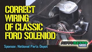 1964 to 1970 Ford Solenoid Wiring Episode 245 Autorestomod [upl. by Nyvrem]