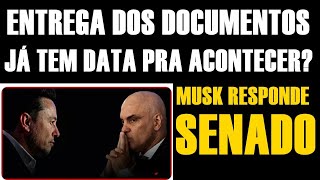 MUSK AGENDA ENTREGA DE DOCUMENTOS AO SENADO [upl. by Eicrad171]