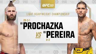 UFC 295 Jiri Procházka vs Alex Pereira Highlights [upl. by Ahsimik]