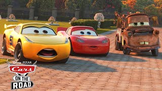 Cars On The Road 🚗  Full Episodes 6–9  Pixar Cars [upl. by Dulcy]