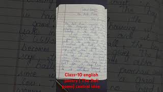 Class10 english poetry  The ball poem central idea [upl. by Revned]