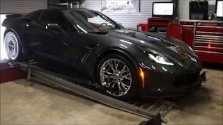 C7 Z06 Corvette Stock Dyno Testing 5th amp 6th gear Before Mods Tuned by Steven Leerentveld [upl. by Susumu]