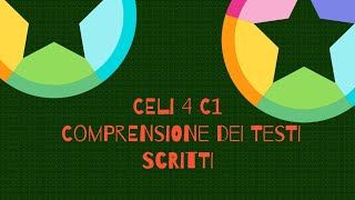 CELI 4 Livello C1  2005  Prova di Comprensione dei Testi Scritti 44 con soluzioni [upl. by Notsae]