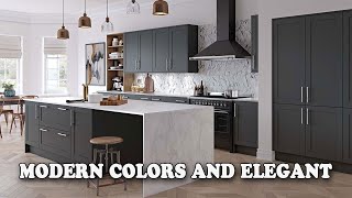 Modern Kitchen Colors 2024 What Best Colors For Modern Kitchen 2024 [upl. by Ingra]