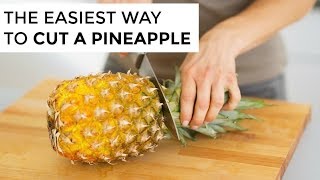 HOW TO CUT A PINEAPPLE  Clean amp Delicious [upl. by Achilles853]