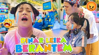 DINAR LEIKA BERANTEM SAMPAI NANGIS DI LIHAT BANYAK ORANG DI MALL😭😭 viral trending [upl. by Rehpotsirk629]