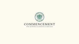 Recording Skidmore College’s 111th Commencement Exercises Celebrating the Class of 2022 [upl. by Zoi]