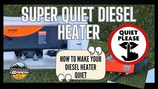 Quiet Diesel Heater Pump amp Quiet Diesel Heater Muffler Does it work [upl. by Feinstein]