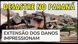 TRAGÉDIA ENORME NO PARANÁ TEMPESTADE DEIXA UM RASTRO DE DESTRUIÇÃO [upl. by Jacquelyn126]