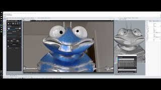 VRay 3 for Rhino Blend Materials Curvature Triplanar mapping  Quick Preview [upl. by Aserret]