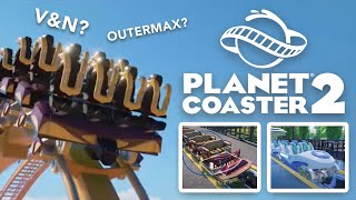 NEW CONFIRMED ROLLER COASTERS IN PLANET COASTER 2 Gameplay Reveal Deep Dive [upl. by Richer]