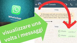 Segreti di WhatsApp invia una volta e guarda le immagini come un professionista [upl. by Simonsen]