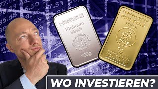 Gold gegen Platin  Welches Metall ist das bessere Investment Bringt mehr Rendite [upl. by Parris302]