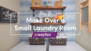 How to Make Over a Small Laundry Room with Traci Hutcherson [upl. by Beuthel]