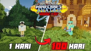 100 Hari di Minecraft Hardcore The Avatar [upl. by Einalam971]