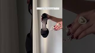 Shoeclips ✨👠🎀heels footwear fashion trending shorts aesthetic bow cute diy meesho viral [upl. by Eirolav]