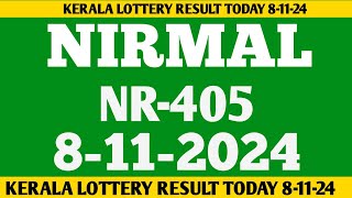 kerala nirmal nr405 lottery result today 81024 lottery [upl. by Nauqyaj]