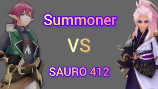 iruna online Summoner VS SAURO 412 [upl. by Xonel]