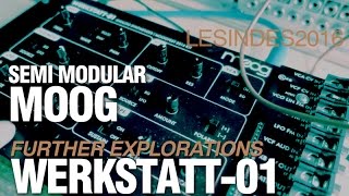 MOOG WERKSTATT 01  FURTHER MODULAR EXPLORATIONS [upl. by Lisandra]