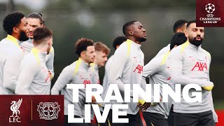 Live Training Liverpool Prepare For Bayer Leverkusen  UEFA Champions League [upl. by Aniez]