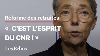 « Le calendrier global » de la réforme des retraites n’est pas remis en cause selon Elisabeth Borne [upl. by Llejk]