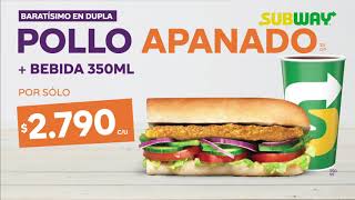 SUBWAY POLLO APANADO [upl. by Iy108]