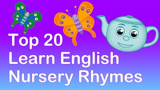 TOP 20 LEARN ENGLISH NURSERY RHYMES  Compilation  Nursery Rhymes TV  English Songs For Kids [upl. by Ardussi802]