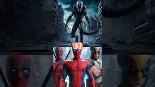 SpiderManDeadpoolWolverine vs Kraken vs Xenomorph vs WerewolfCrocodile Polar BearDragon [upl. by Enawyd820]