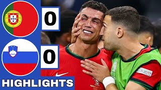 🔴Portugal vs Slovenia 00 Extended HIGHLIGHTS  EURO 2024 Round Of 16 [upl. by Eidaj]