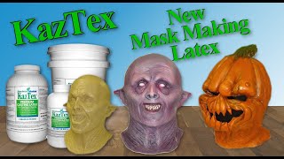 KazTex Improved Mask Making Liquid Latex Rubber [upl. by Nyrhtak]