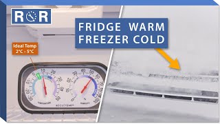 Fridge Warm but Freezer Cold Troubleshooting Guide  Repair amp Replace [upl. by Nichols]