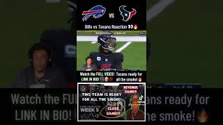 Bills vs Texans Week 5 Reaction 👀🔥🔥 [upl. by Nyleek]