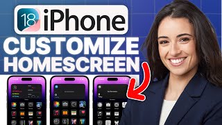 How To Customise your iPhone Home Screen iPhone iOS 18 [upl. by Dayna408]