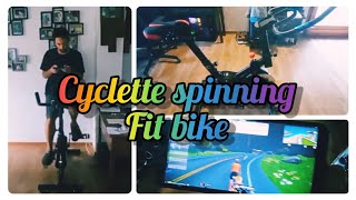 Recensione Cyclette spinning  fit bike con funzilne app zwift [upl. by Yllime]