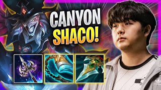 CANYON IS A MONSTER WITH SHACO  DK Canyon Plays Shaco JUNGLE vs Lee Sin  Bootcamp 2023 [upl. by Anaujd]