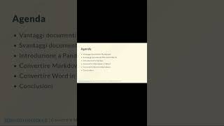 Convertire file markdown in file microsoft word e viceversa con pandoc [upl. by Terryn]