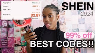 The Ultimate SHEIN Coupon Code List  active working amp updated shein discount codes 2024 [upl. by Rudich]