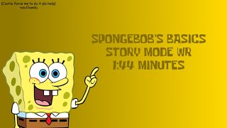 Story Mode Speedrun 144  Spongebob Basics Remastered [upl. by Sipple]